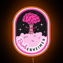 Load image into Gallery viewer, Barbenheimer RGB neon sign orange