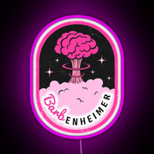 Load image into Gallery viewer, Barbenheimer RGB neon sign  pink