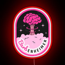Load image into Gallery viewer, Barbenheimer RGB neon sign red