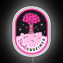 Load image into Gallery viewer, Barbenheimer RGB neon sign white