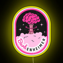 Load image into Gallery viewer, Barbenheimer RGB neon sign yellow