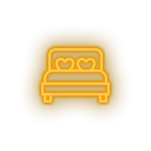Load image into Gallery viewer, warm_white bed led bed bedroom love relationship romance sleep valentine day neon factory