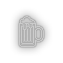 Load image into Gallery viewer, white beer_glass led alcohol amusement beer glass carnival circus drink parade neon factory