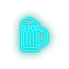 Load image into Gallery viewer, ice_blue beer_glass led alcohol amusement beer glass carnival circus drink parade neon factory