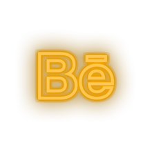 Load image into Gallery viewer, warm_white behance social network brand logo led neon factory