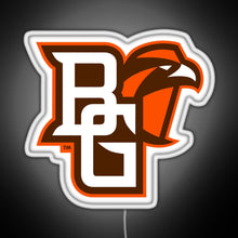 Load image into Gallery viewer, BGSU Falcons College NCAA RGB neon sign white
