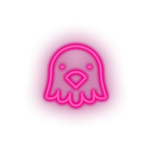 Load image into Gallery viewer, pink bird led animal bird cartoon fauna herbivore pet zoo neon factory