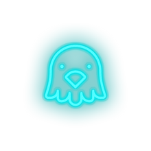 Load image into Gallery viewer, ice_blue bird led animal bird cartoon fauna herbivore pet zoo neon factory