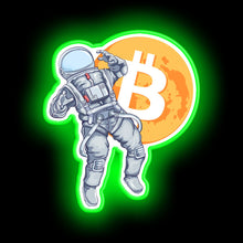 Load image into Gallery viewer, BTC Mooning neon sign