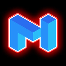 Load image into Gallery viewer, Blockchain MATIC Network Cryptocurrency neon sign