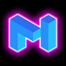 Load image into Gallery viewer, Blockchain MATIC Network Cryptocurrency neon sign