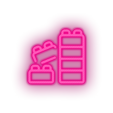 Load image into Gallery viewer, blocks family lego children toys play child kid baby toy Neon led factory