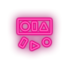Load image into Gallery viewer, pink blocks toys family children peg maths hole child educative kid baby educational led neon factory
