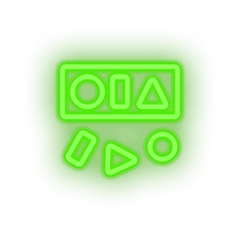 Load image into Gallery viewer, blocks toys family children peg maths hole child educative kid baby educational Neon led factory