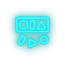 Load image into Gallery viewer, ice_blue blocks toys family children peg maths hole child educative kid baby educational led neon factory