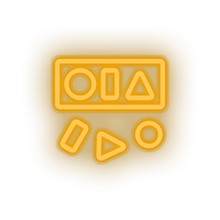 Load image into Gallery viewer, warm_white blocks toys family children peg maths hole child educative kid baby educational led neon factory