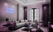 Load image into Gallery viewer, Blue Gangsta Paradise neon light