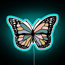 Load image into Gallery viewer, Boho Butterfly RGB neon sign lightblue
