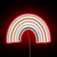 Load image into Gallery viewer, Boho Rainbow RGB neon sign red