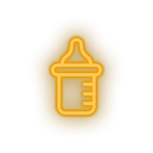 Load image into Gallery viewer, warm_white bottle milk family children formula care child kid baby led neon factory
