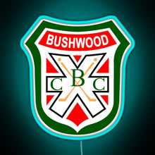 Load image into Gallery viewer, Caddyshack Bushwood Country Club RGB neon sign lightblue