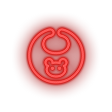 Load image into Gallery viewer, care bib kid baby child children family Neon led factory