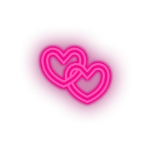 Load image into Gallery viewer, chain Chain heart key love relationship romance valentine day Neon led factory
