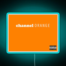 Load image into Gallery viewer, Channel Orange RGB neon sign lightblue