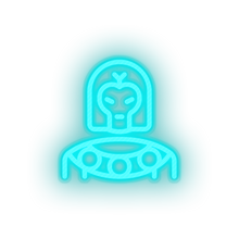 Load image into Gallery viewer, ice_blue character famous led neon factory
