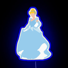 Load image into Gallery viewer, Cindy RGB neon sign blue