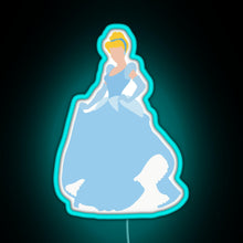 Load image into Gallery viewer, Cindy RGB neon sign lightblue