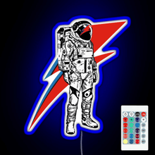 Load image into Gallery viewer, Classic David Bowie Theres A Atarman Gift Men Women RGB neon sign remote