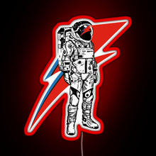 Load image into Gallery viewer, Classic David Bowie Theres A Atarman Gift Men Women RGB neon sign red
