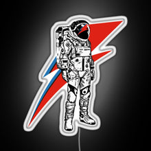 Load image into Gallery viewer, Classic David Bowie Theres A Atarman Gift Men Women RGB neon sign white