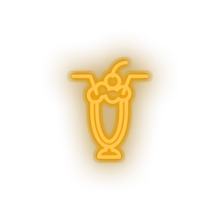 Load image into Gallery viewer, warm_white cocktails led cherry cocktails drink love relationship romance valentine day neon factory