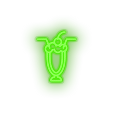 Load image into Gallery viewer, cocktails Cherry cocktails drink love relationship romance valentine day Neon led factory