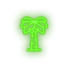 Load image into Gallery viewer, green coconut_tree led beach coconut tree holiday palm tree recreation summer vacation neon factory