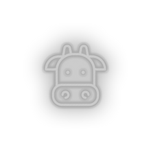 Load image into Gallery viewer, white cow led animal cartoon cow farm fauna herbivore zoo neon factory