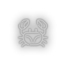 Load image into Gallery viewer, white crabs led animal beach crab holiday seafood summer vacation neon factory