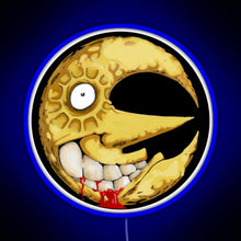 Load image into Gallery viewer, Crazy Moon RGB neon sign blue