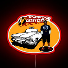 Load image into Gallery viewer, Crazy Taxi B D Joe 2D RGB neon sign red