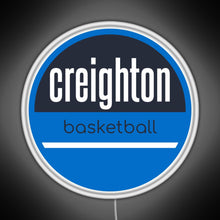 Load image into Gallery viewer, creighton basketball RGB neon sign white