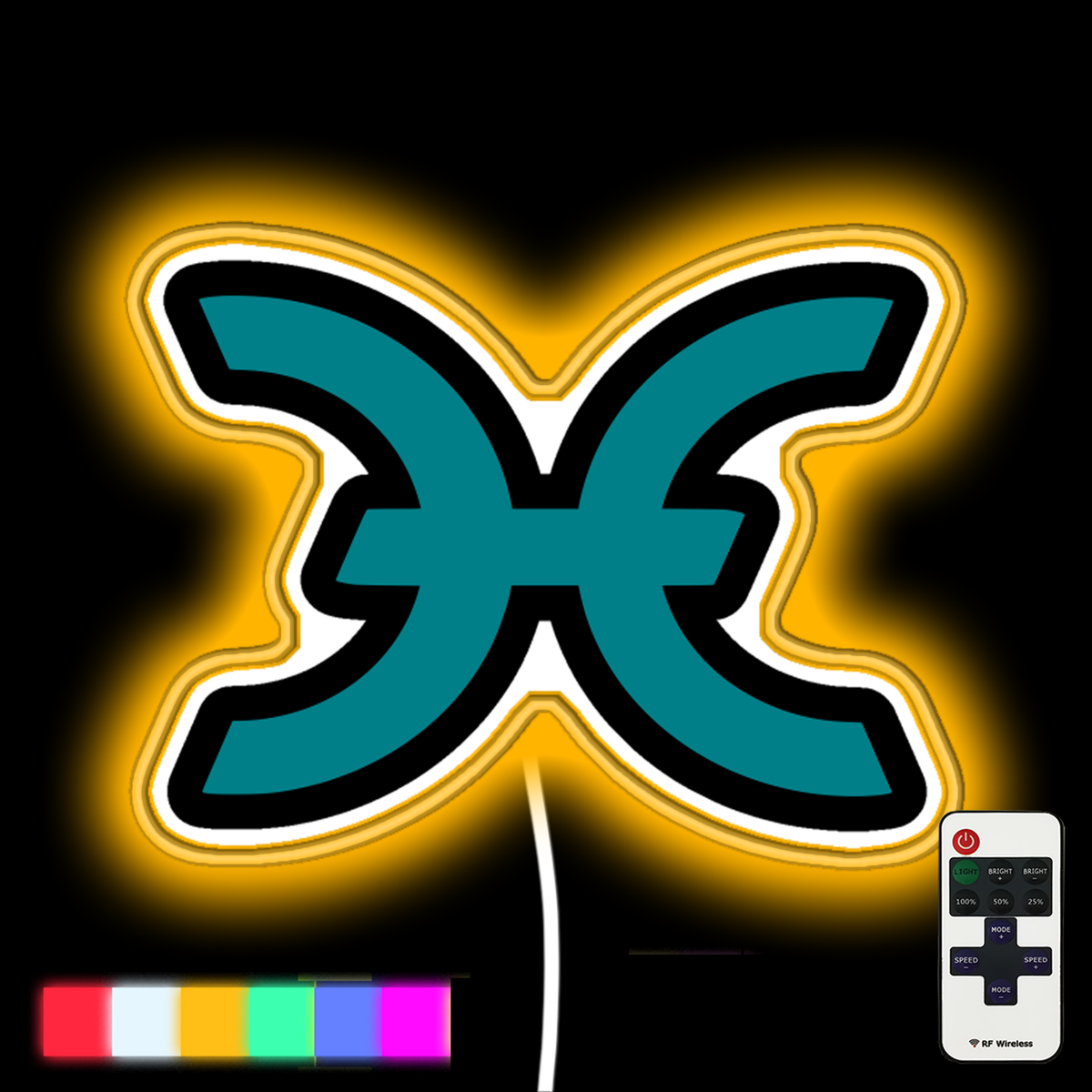 Holochain (hot) Crypto Neon Led Sign – Neon Factory