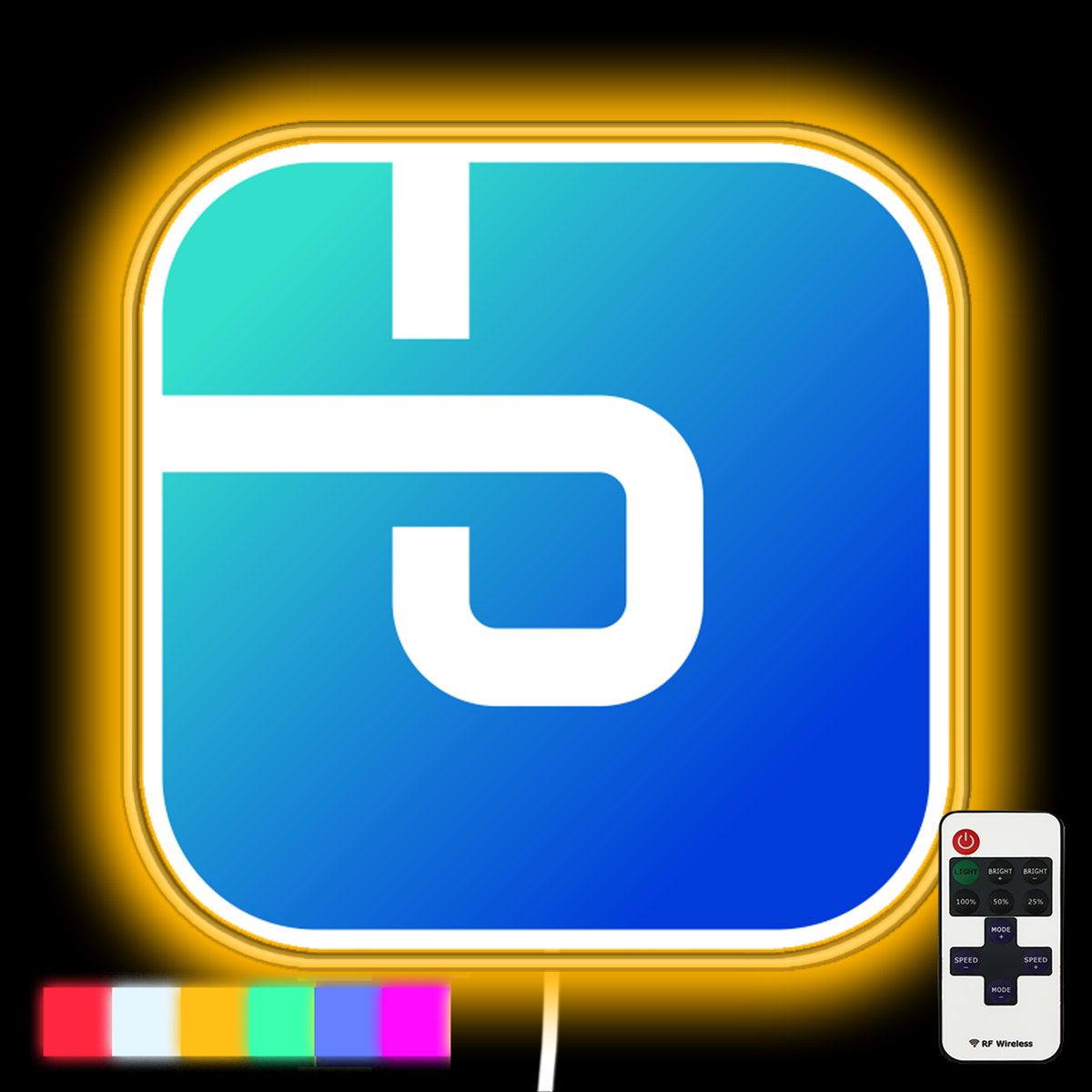 BZX Protocol BZRX (Cryptocurrency) neon led