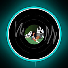 Load image into Gallery viewer, ctrl sza vinyl RGB neon sign lightblue