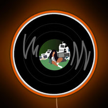Load image into Gallery viewer, ctrl sza vinyl RGB neon sign orange