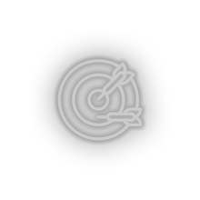 Load image into Gallery viewer, white dart led amusement carnival circus dart game parade target neon factory