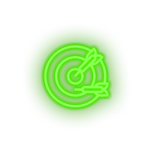 Load image into Gallery viewer, green dart led amusement carnival circus dart game parade target neon factory
