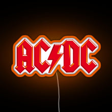 Load image into Gallery viewer, DC AC RGB neon sign orange