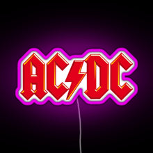 Load image into Gallery viewer, DC AC RGB neon sign  pink